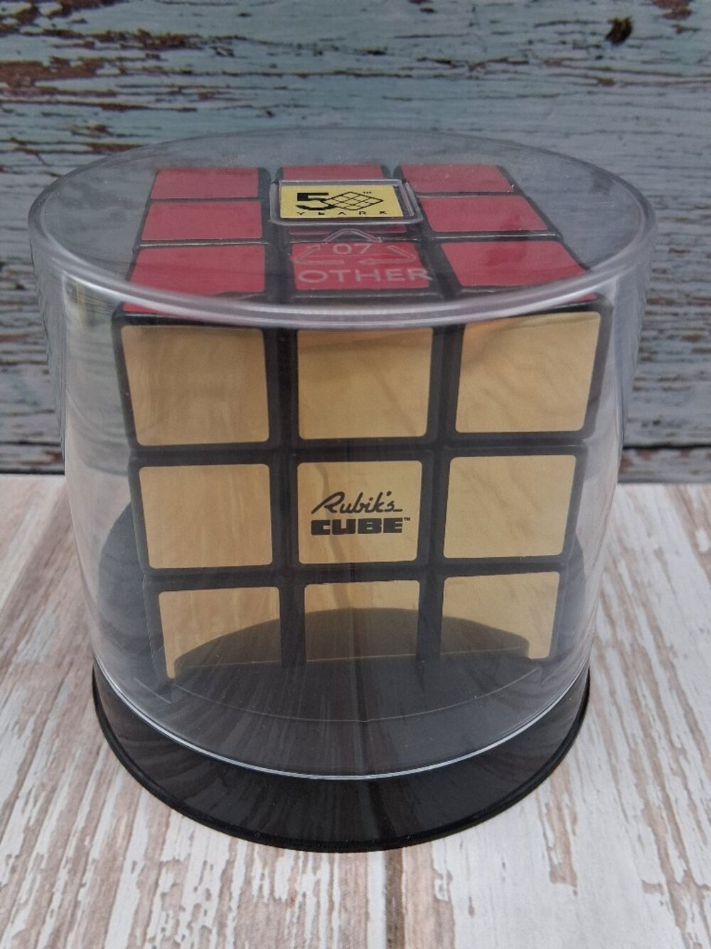 50th Anniversary Rubiks Cube Retro 3" x 3"
